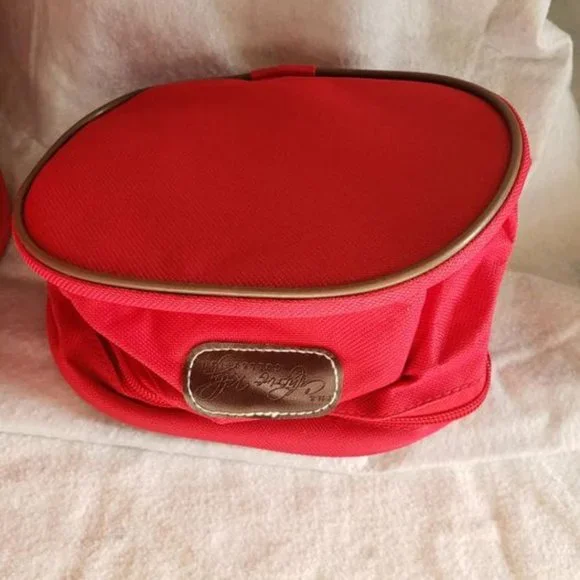 3 Piece NEW Catherine Kelly Red Collection Set of Travel Bags - Picture 4 of 5
